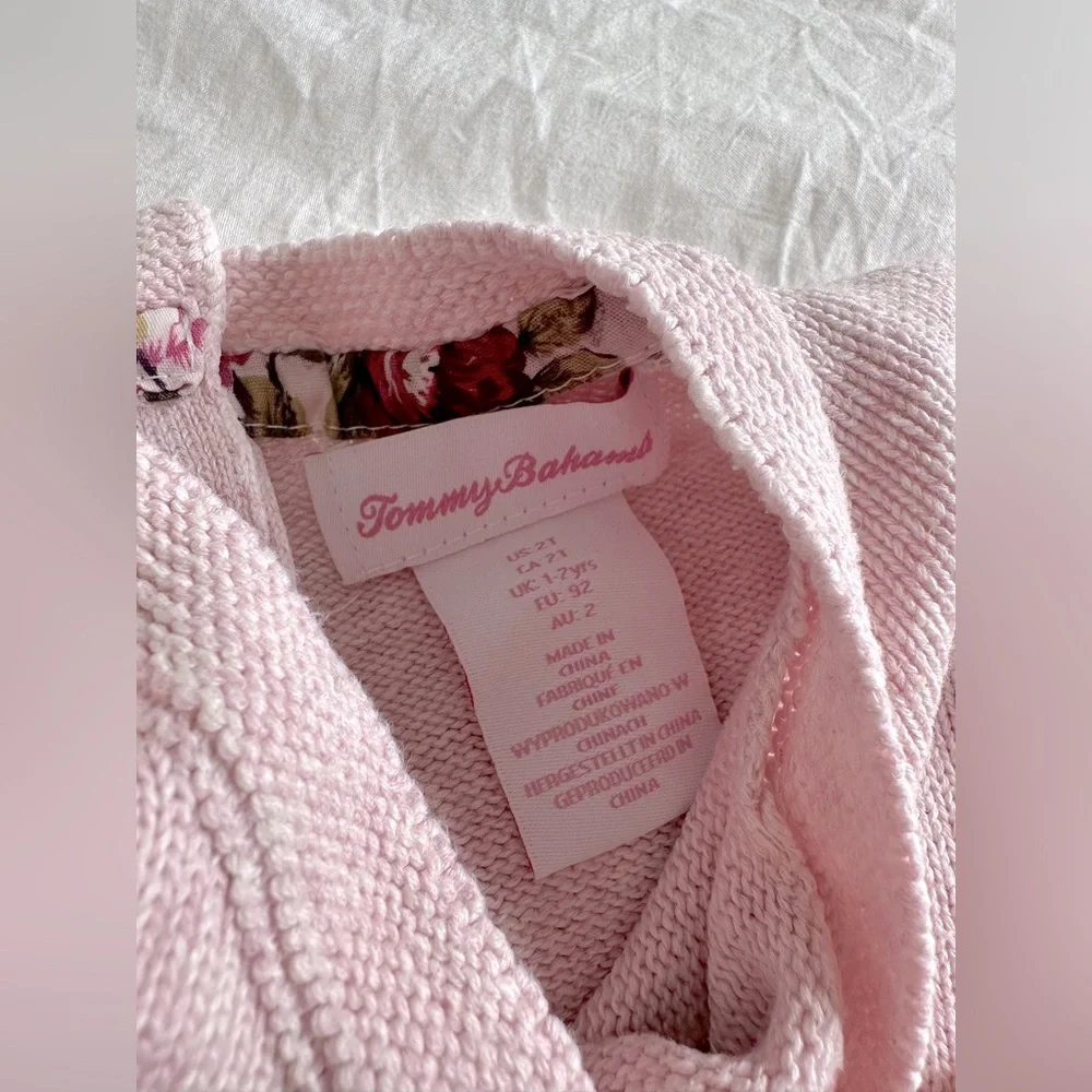 Tommy Bahama pink Sweater dress size 2T